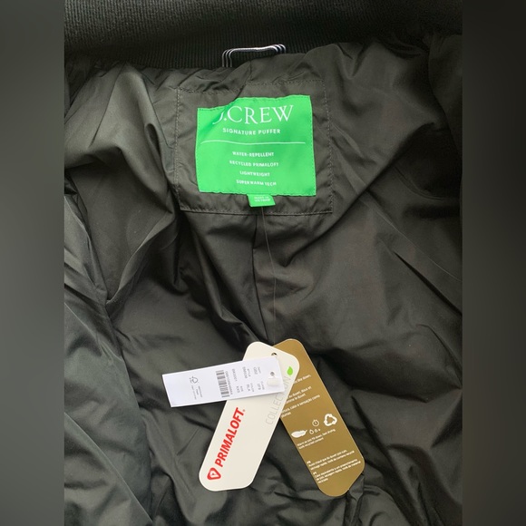 J.crew NWT Chateau puffer jacket in black size XXS - Picture 5 of 11